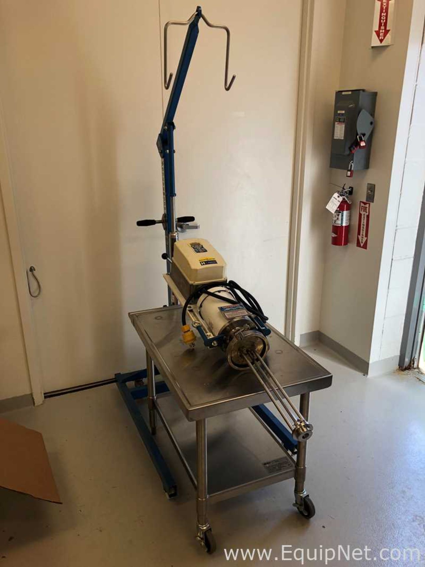 Silverson AX60 Stainless Steel Homogenizer With Mobile Hydraulic Floor Stand