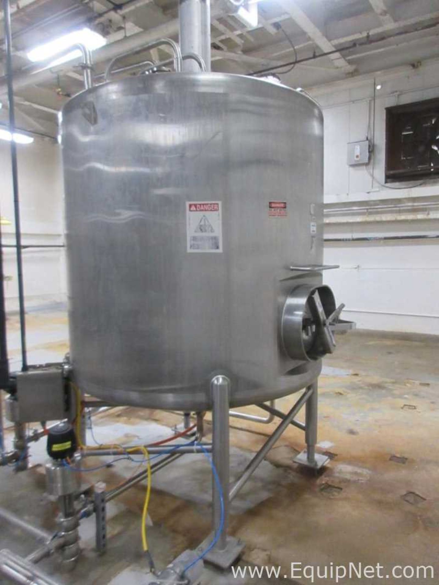 750 Gallon Cherry Burrell Stainless Steel Tank - Image 3 of 7