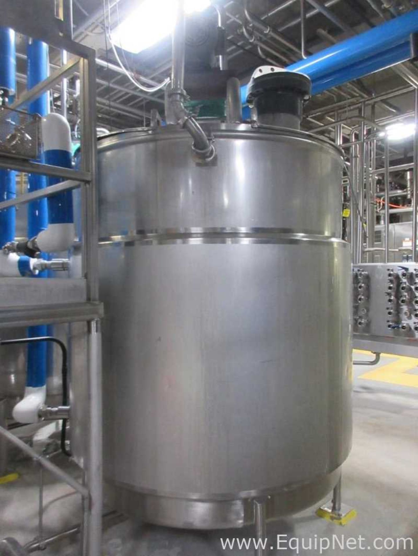 Muller Approx 1000 Gallon Stainless Steel Jacketed And Agitated Vessel - Image 2 of 9