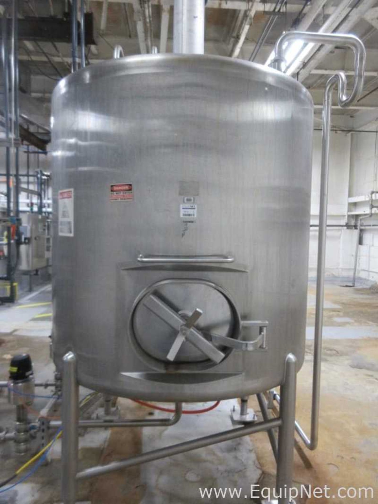 750 Gallon Cherry Burrell Stainless Steel Tank