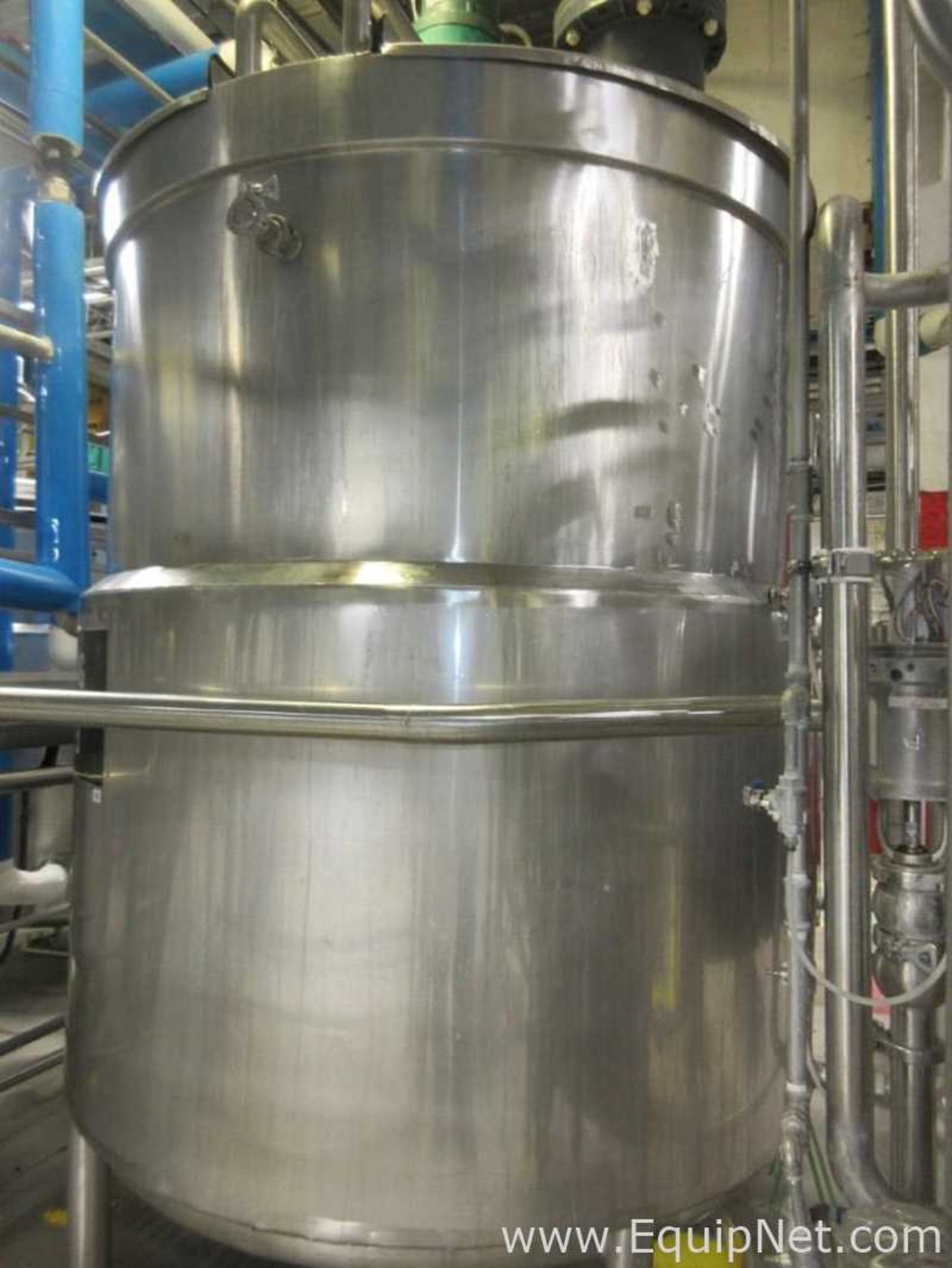 Approx 1300 Gallon Stainless Steel Jacketed And Agitated Vessel