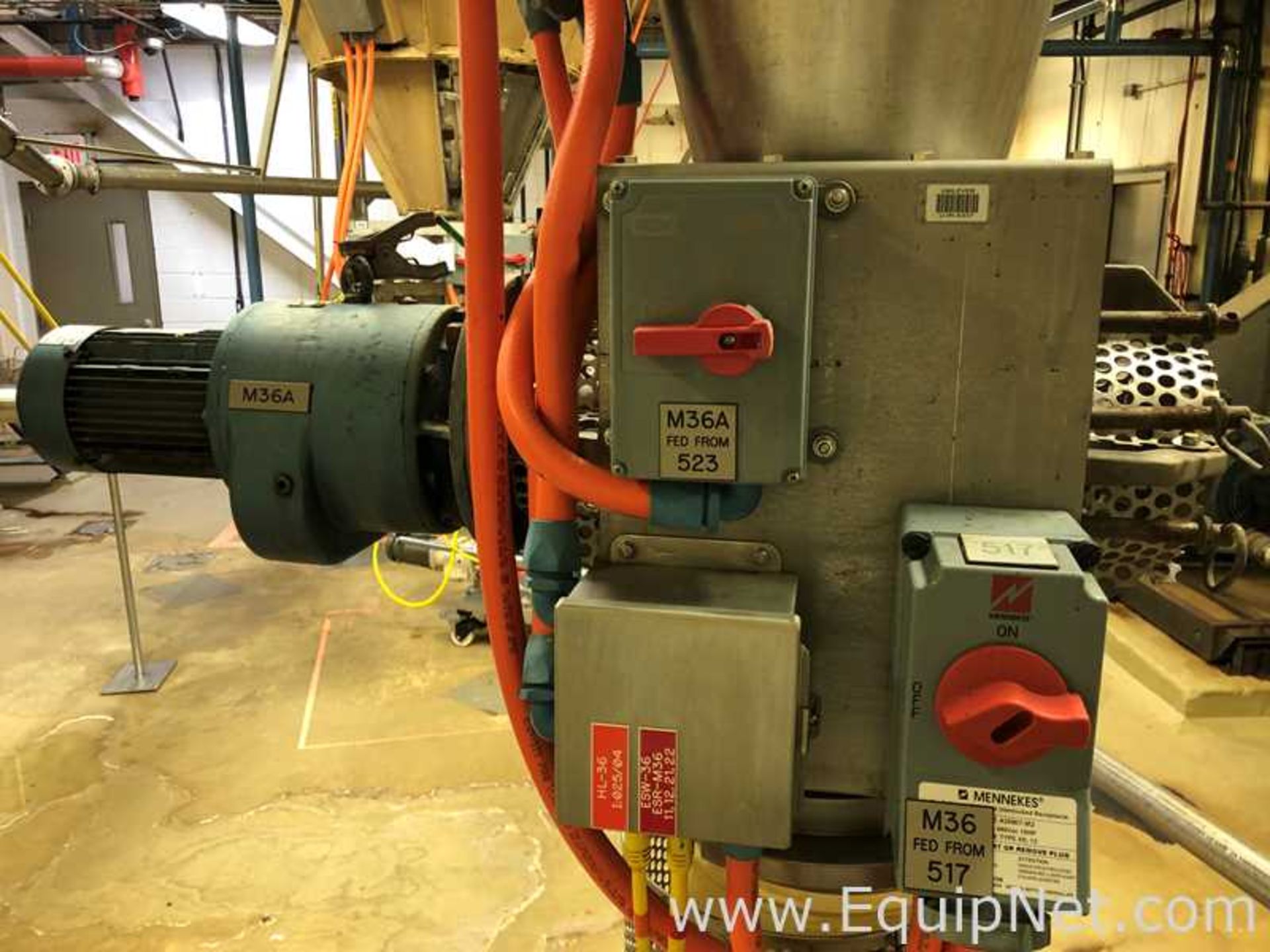 One Vacuum Conveyor System Vac-U-Max With Hopper And One Rotary Valve - Image 9 of 10