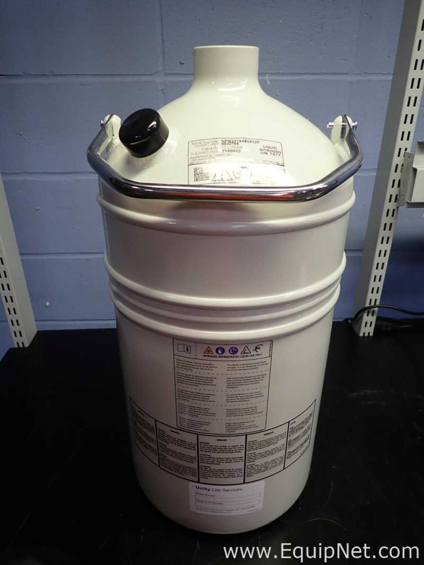 Unused Chart/Thermo Scientific Thermo 10 Liquid Nitrogen Dewar - Image 4 of 6