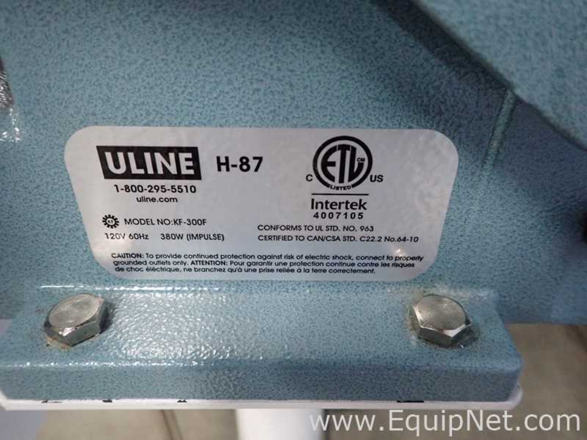 Lot of 2 U-Line H-87 Impulse Foot Sealers - Image 10 of 10