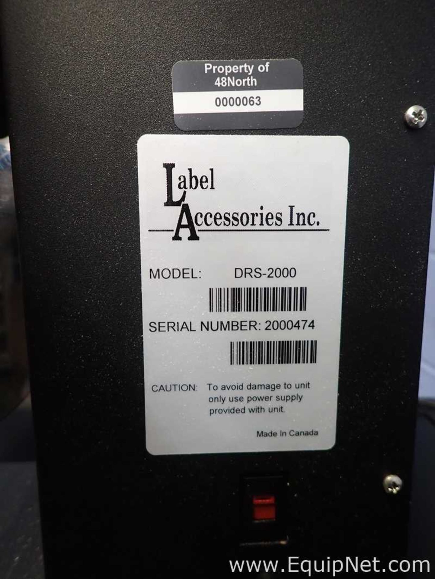 Label Accessories DRS-2000 Tabletop Label Rewinder Counter - Image 8 of 9