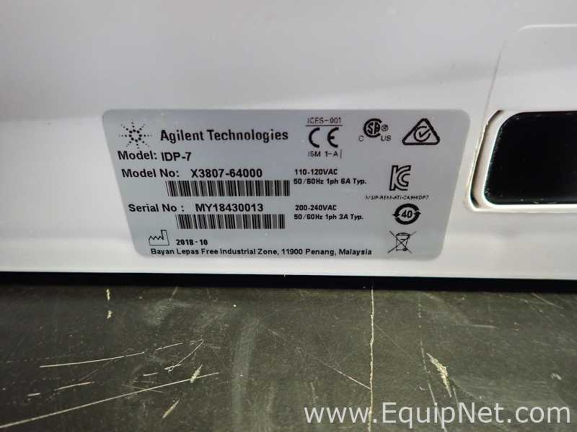 Agilent IDP-7 Dry Scroll Pump - Image 6 of 7