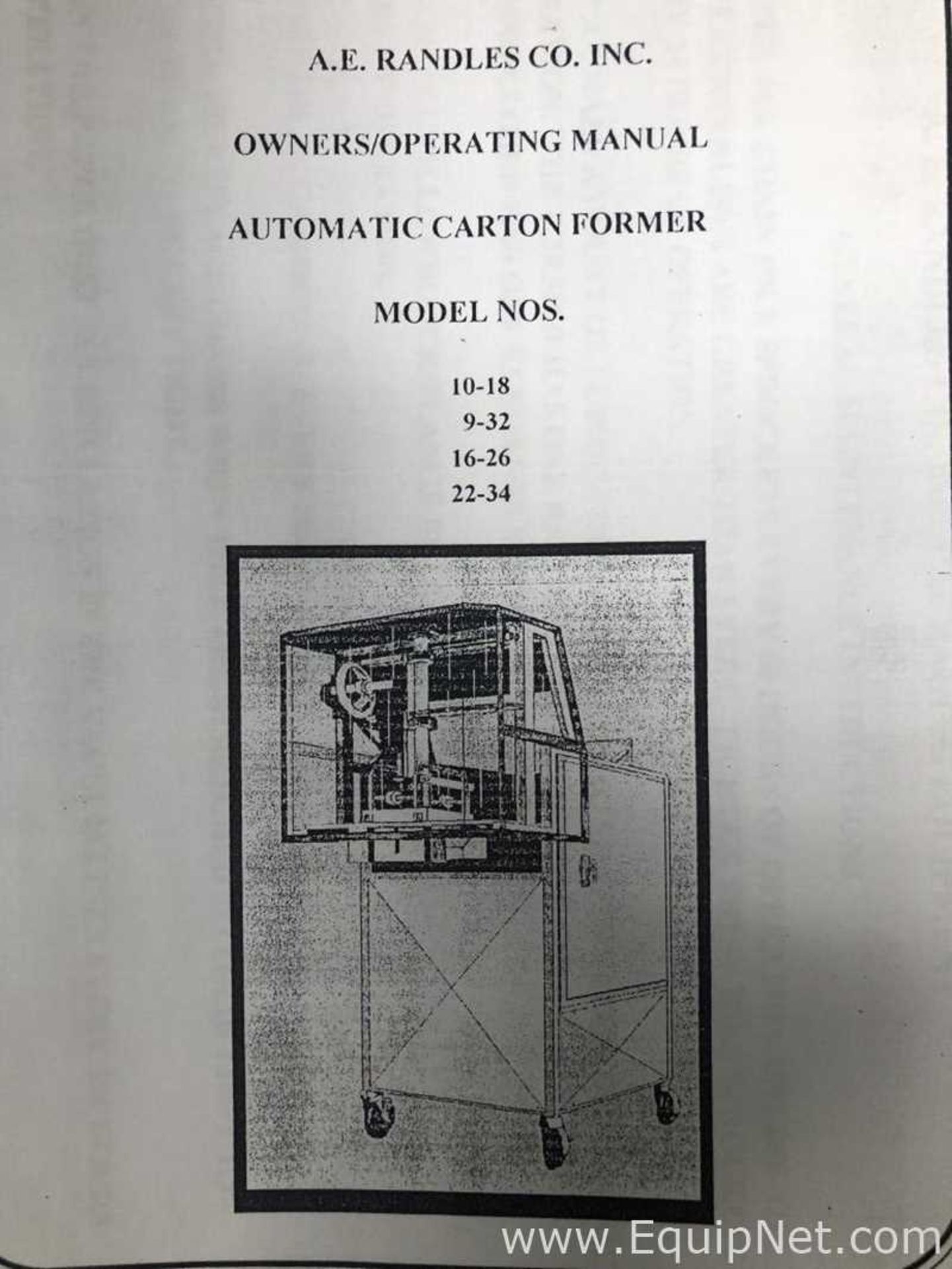 A.E. Randles Co., Inc. Carton Former - Image 6 of 7