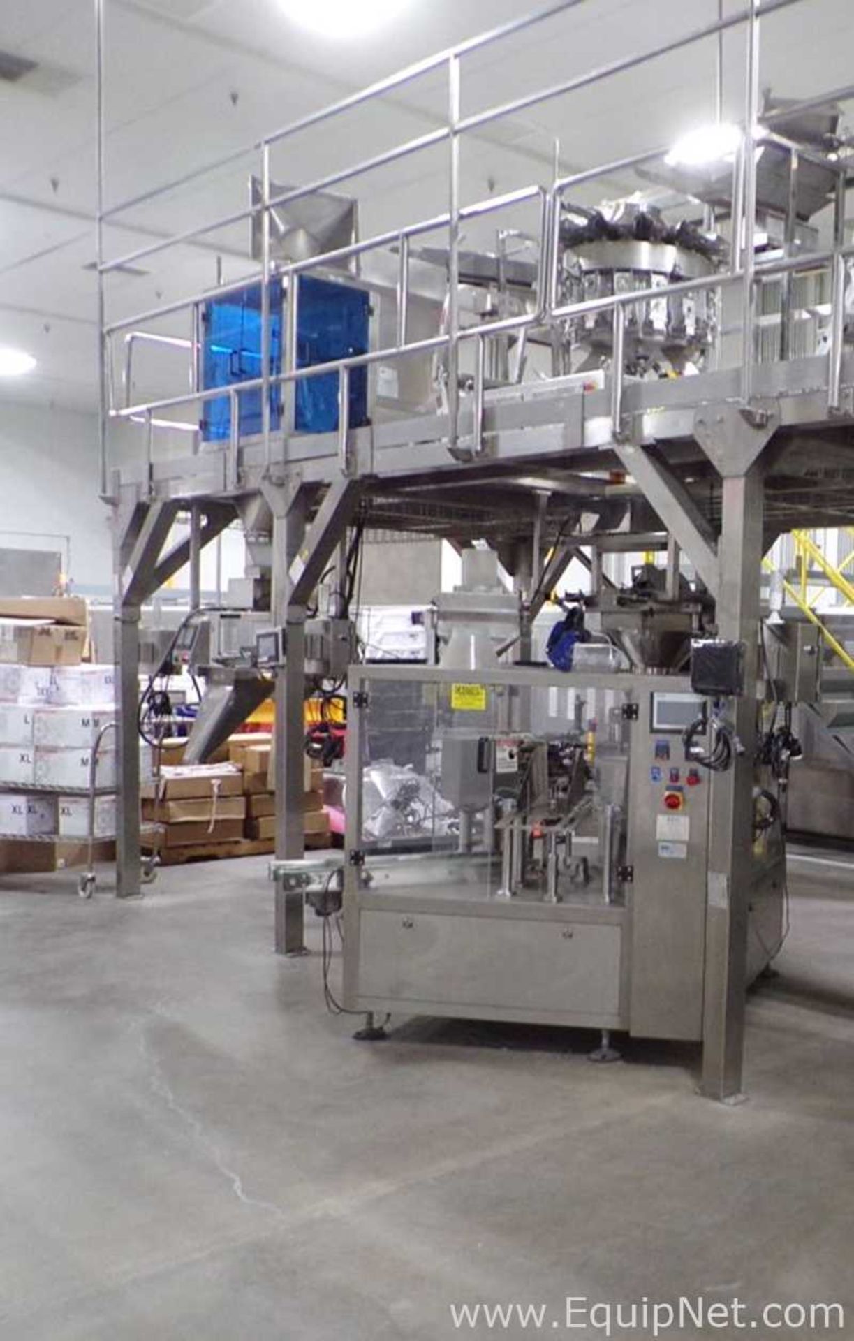 AFG Process Systems RBM-8 Bag Filler And Sealer With Overhead Scale