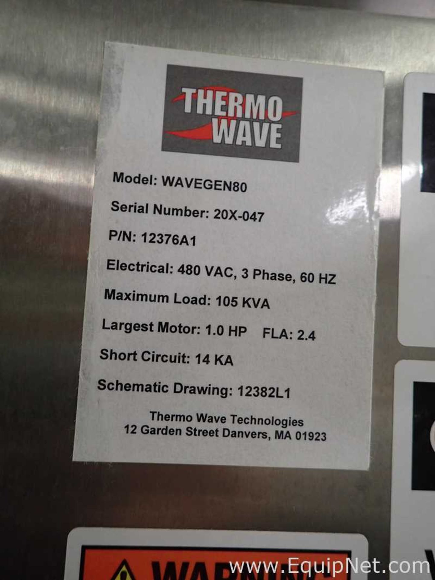 Thermo Wave Technologies CT-150 Continuous Tempering Microwave Thawing Tunnel - Image 20 of 43