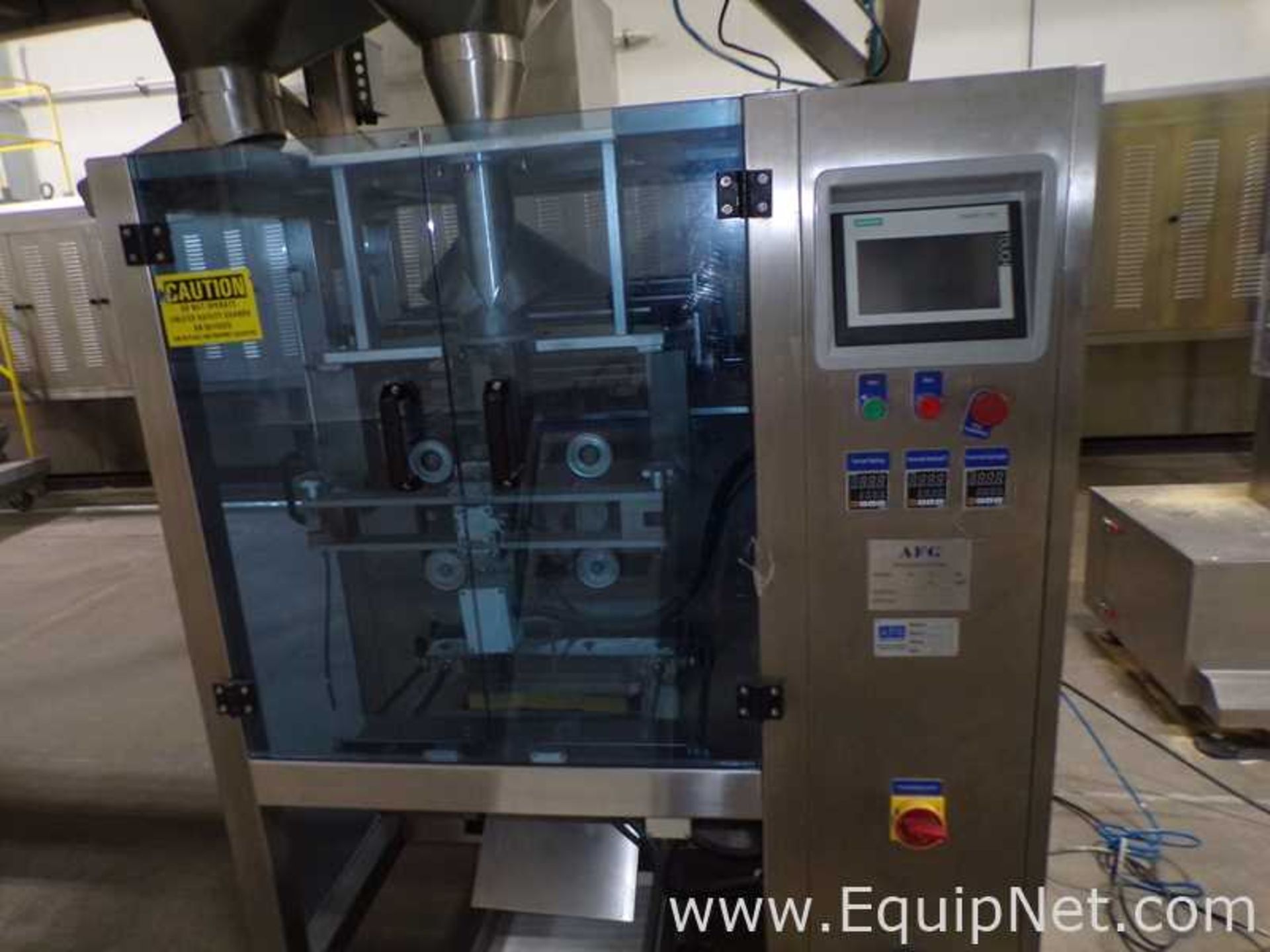 AFG Process Systems VFFS-80 Vertical Form Fill Seal Machine With Top Mounted Scale - Image 9 of 13