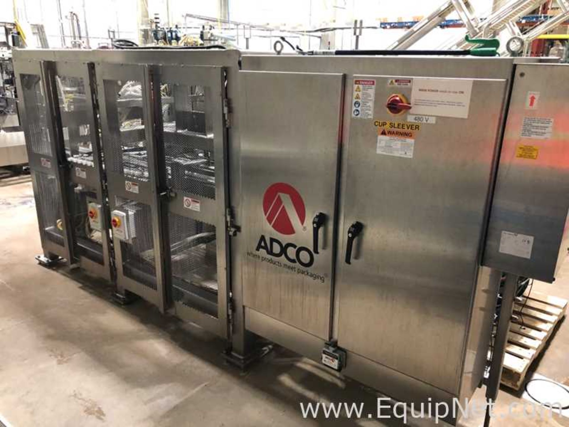 Adco Dual Robotic Tray Former - Cup Inserter - Tray Sealer