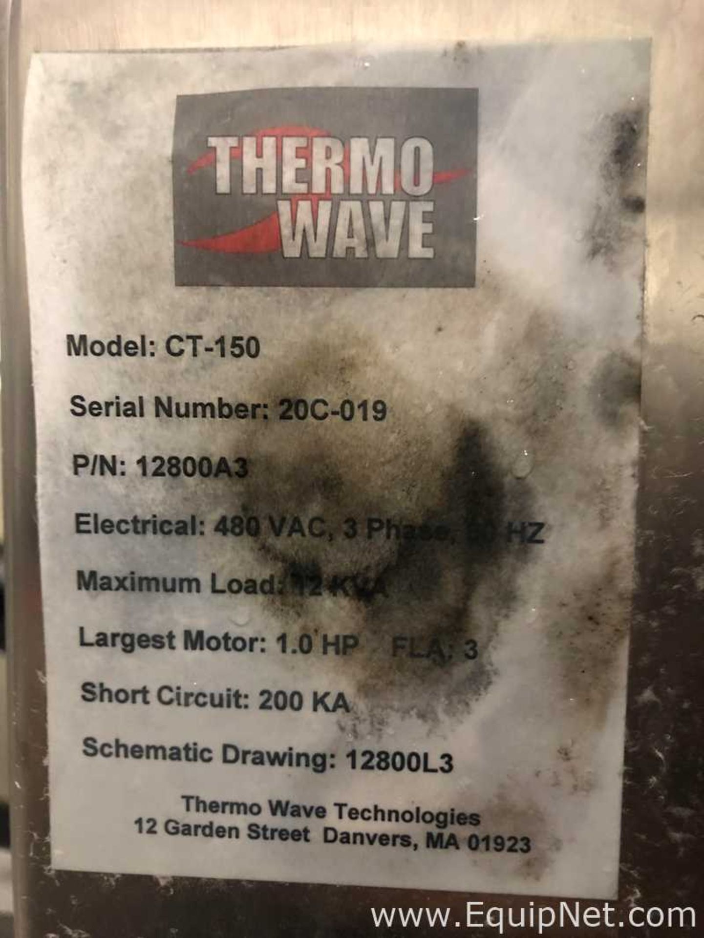 Thermo Wave Technologies CT-150 Continuous Tempering Microwave Thawing Tunnel - Image 39 of 43