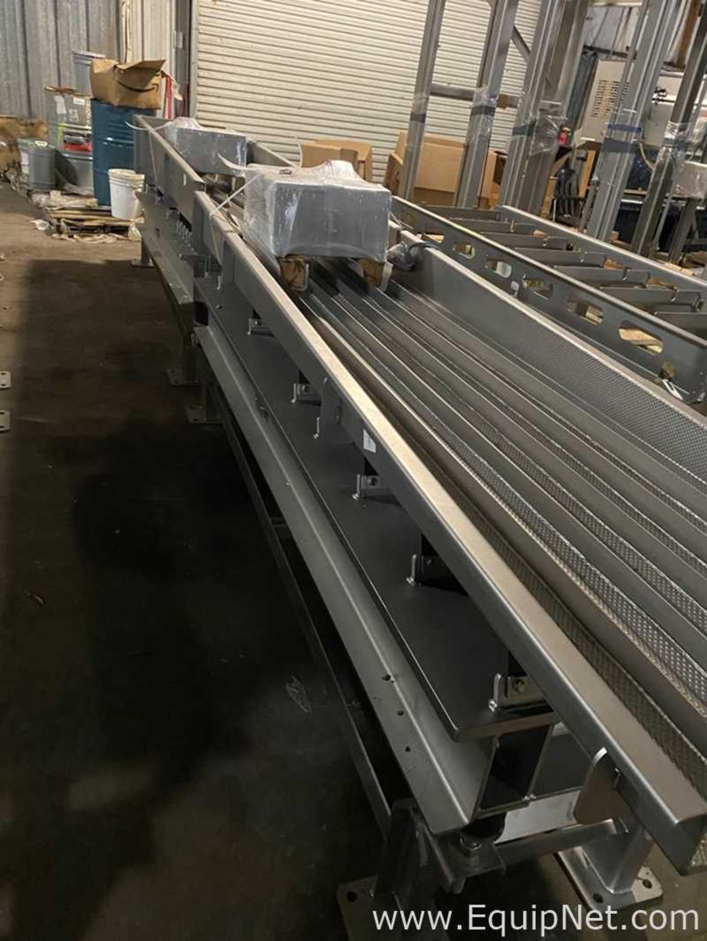 Unused Smalley Mfg. Co. 114 Inch Long Stainless Steel Vibration Conveyor - Image 8 of 11