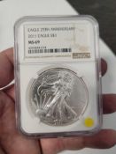 2011 Silver Eagle Graded