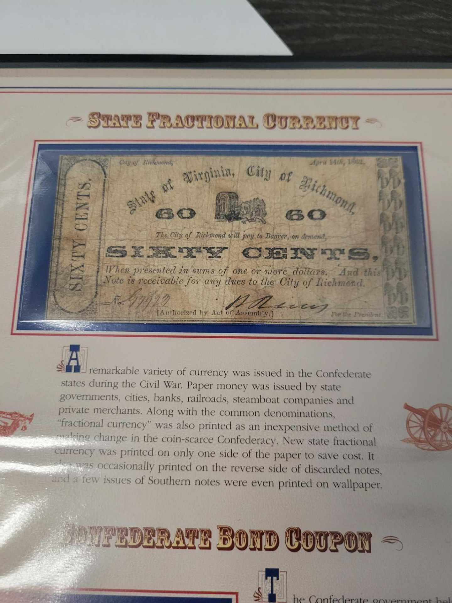 confederate currency and stamp booklet - Image 3 of 8