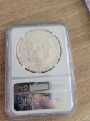 1987 Silver Eagle Graded