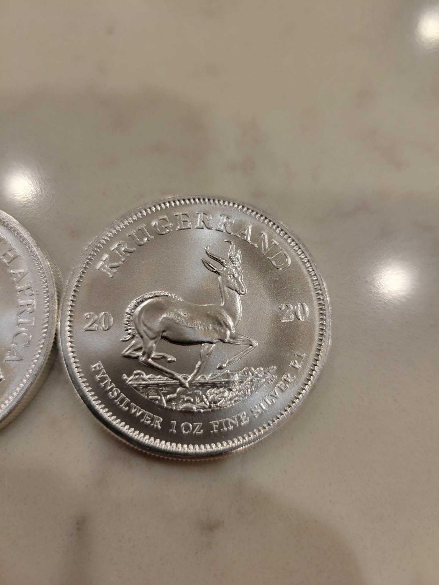 2 2020 Silver Krugerrands - Image 3 of 3