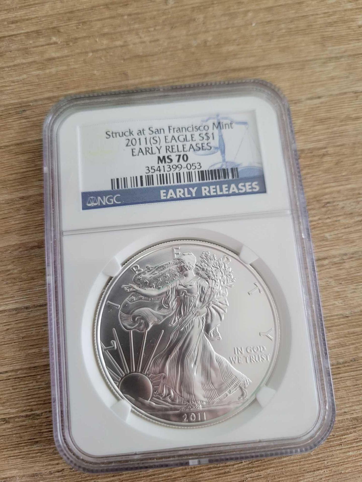 2011 Silver Eagle Graded