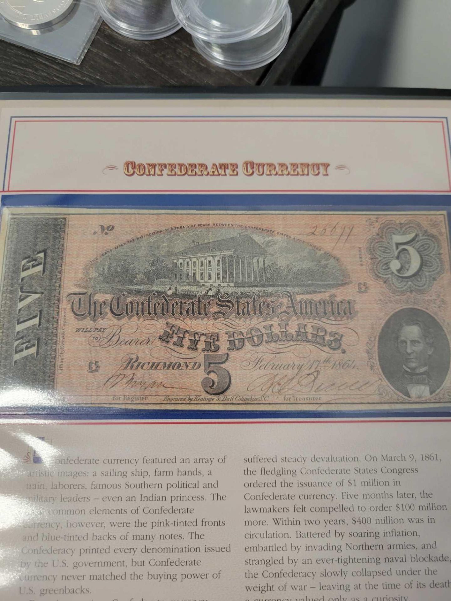 confederate currency and stamp booklet - Image 6 of 8