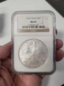 2010 Silver Eagle Graded