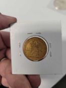 1879 Netherlands 10 gulden gold