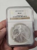 2005 Silver Eagle Graded