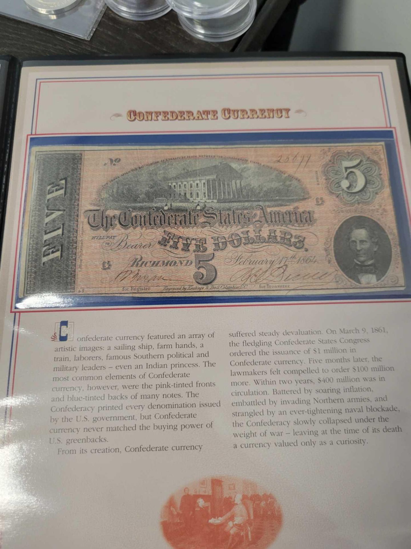 confederate currency and stamp booklet - Image 5 of 8