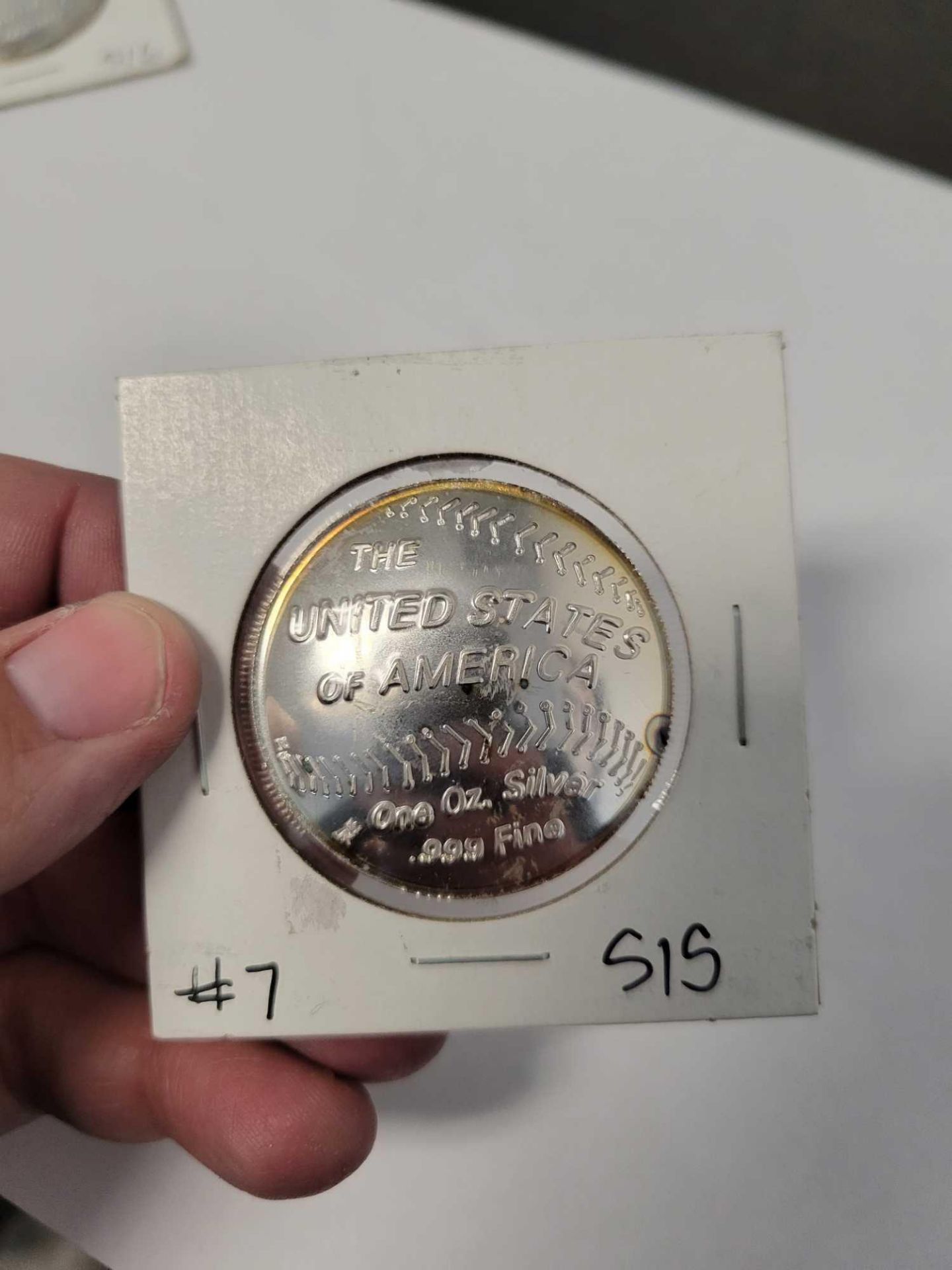 baseball 1 oz silver