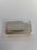 1972 Franklin Mint Vintage Silver Bank Bar Utah 2 oz