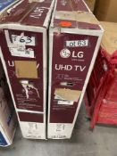 (2) LG UHD 75" TVs