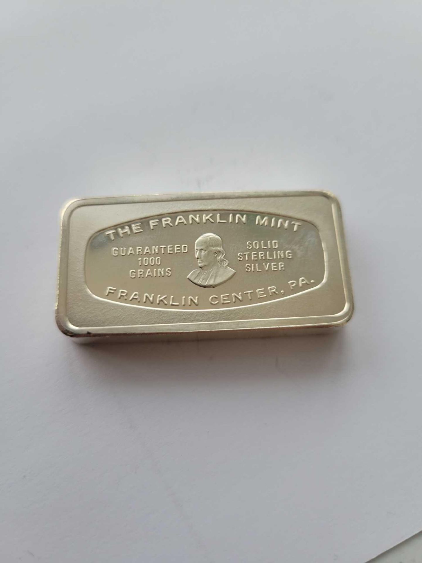 1972 Franklin Mint Vintage 2 oz Kansas - Image 2 of 2