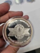 1992 Super Bowl Coin, 2 oz Silver