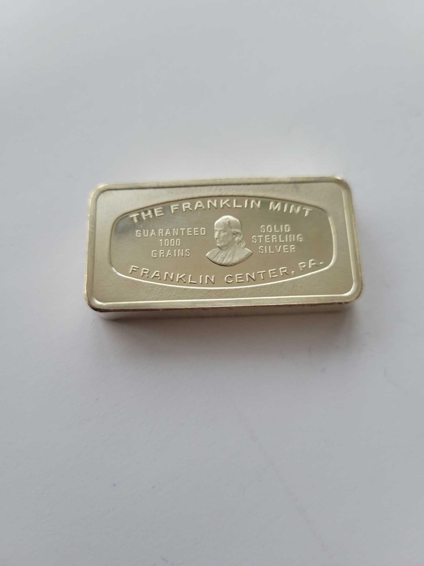 1972 Franklin Mint Vintage 2 oz Deleware - Image 2 of 2