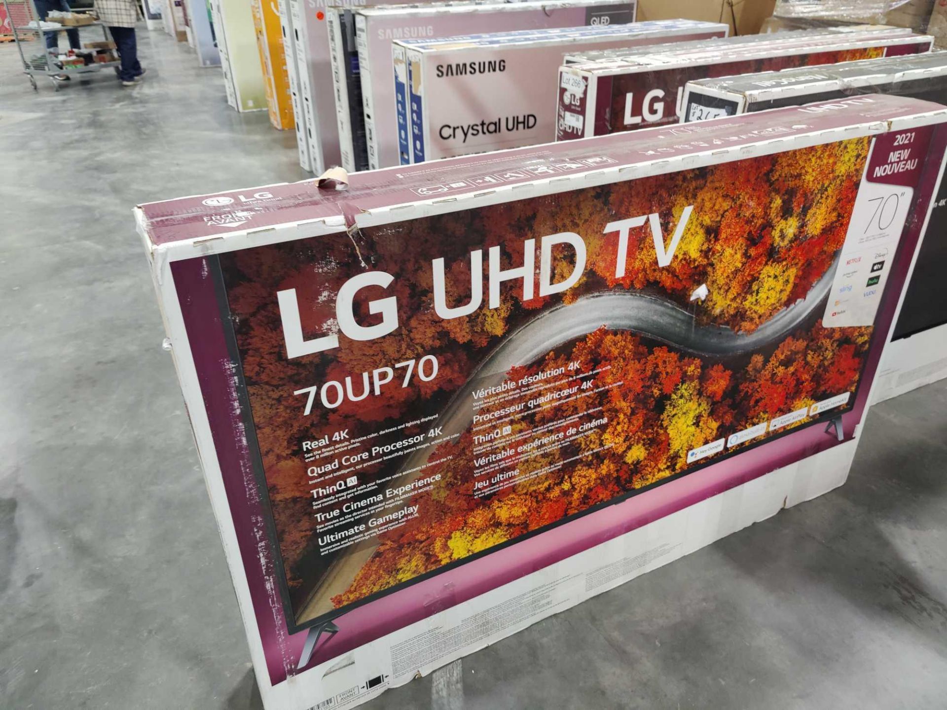 LG 75 and LG 70-in TV - Image 2 of 5