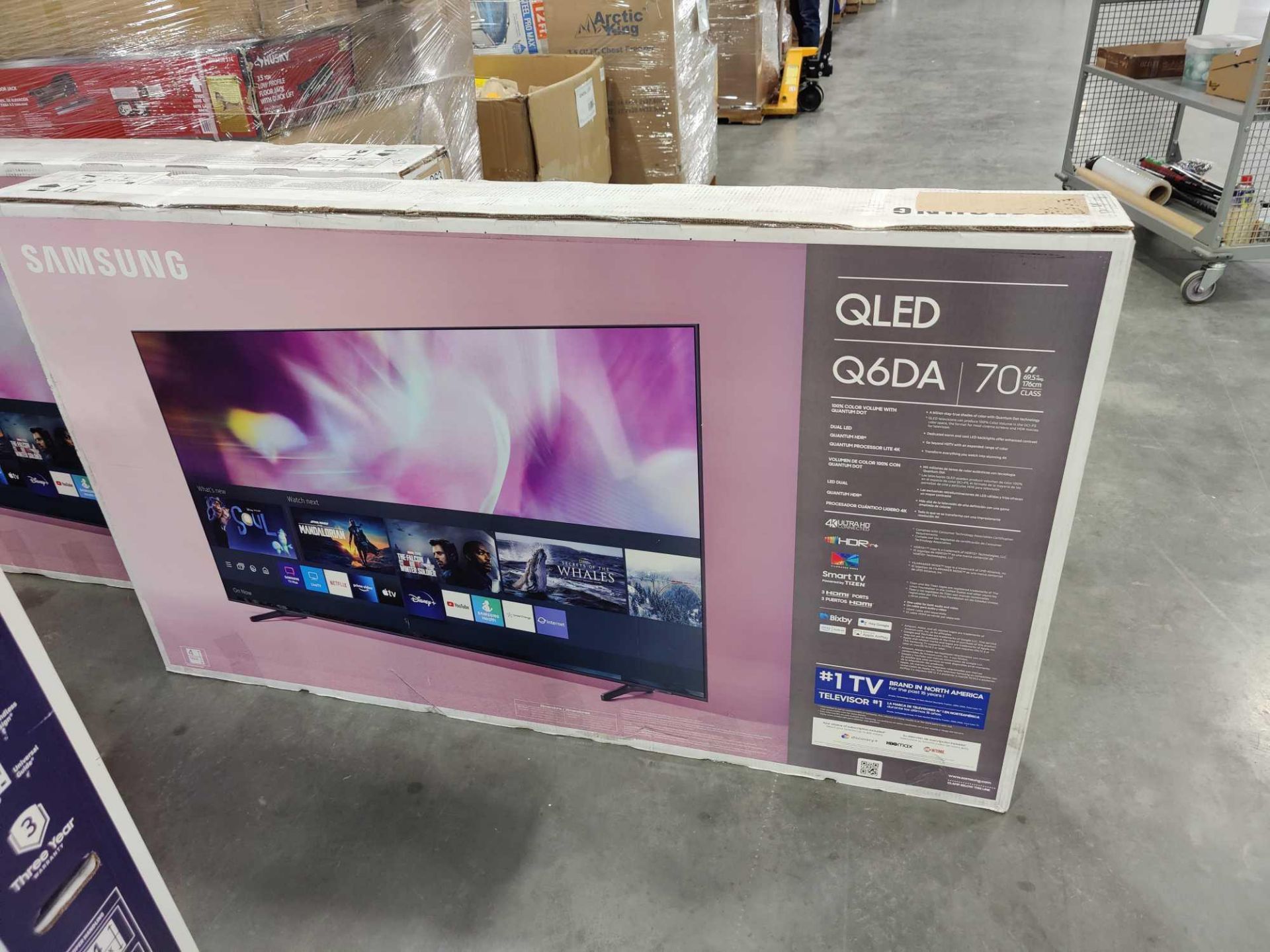 two Samsung 70-in TVs - Image 5 of 5