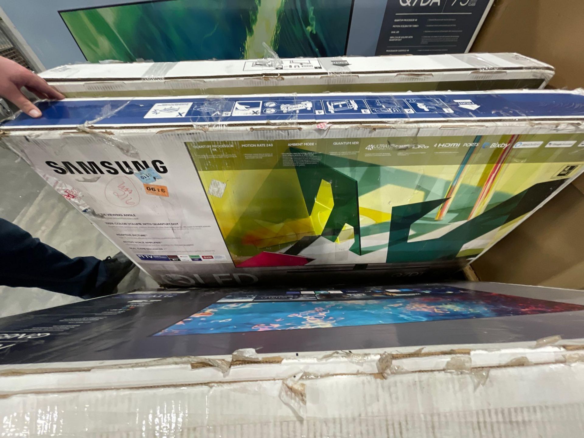 (4) Samsung TVs - Image 4 of 5
