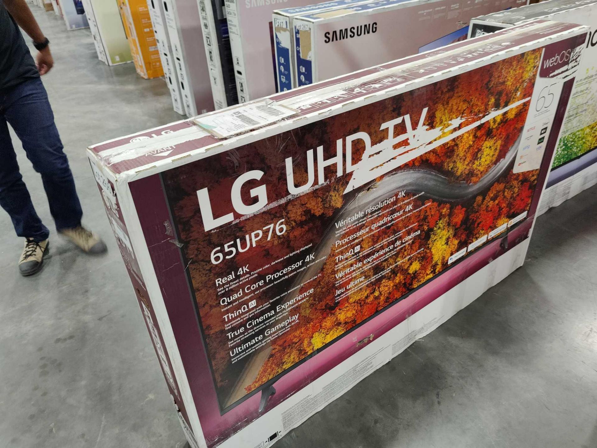two LG 65-in TVs - Image 2 of 5