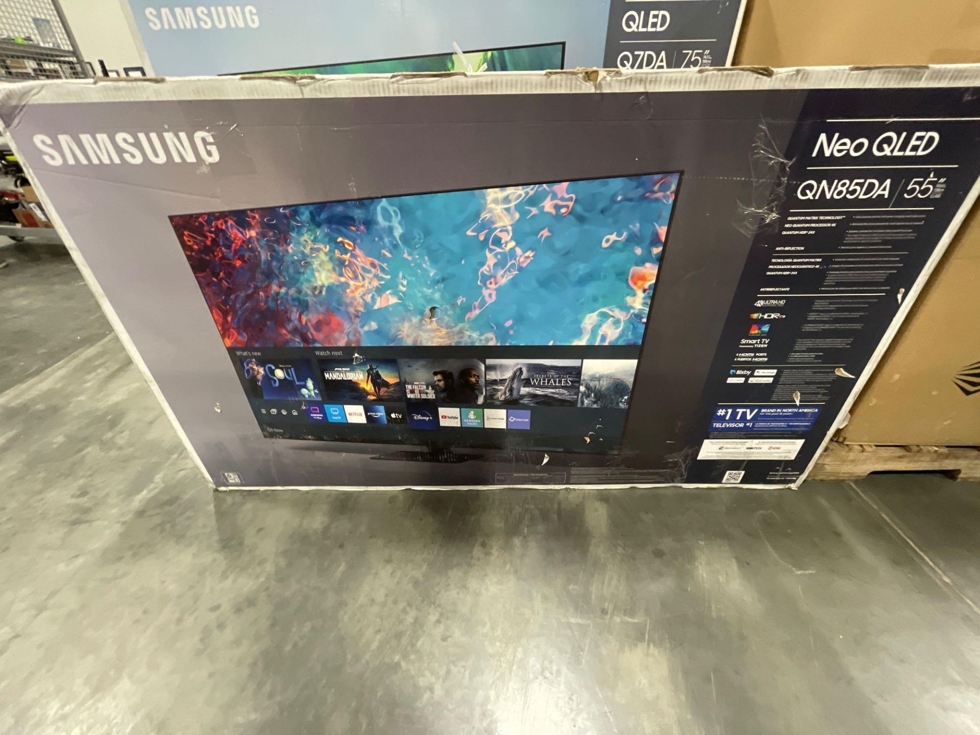 (4) Samsung TVs - Image 3 of 5