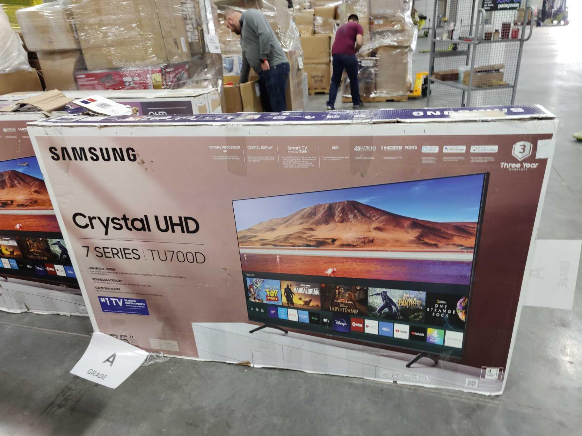 two Samsung 75-in TVs - Image 5 of 5