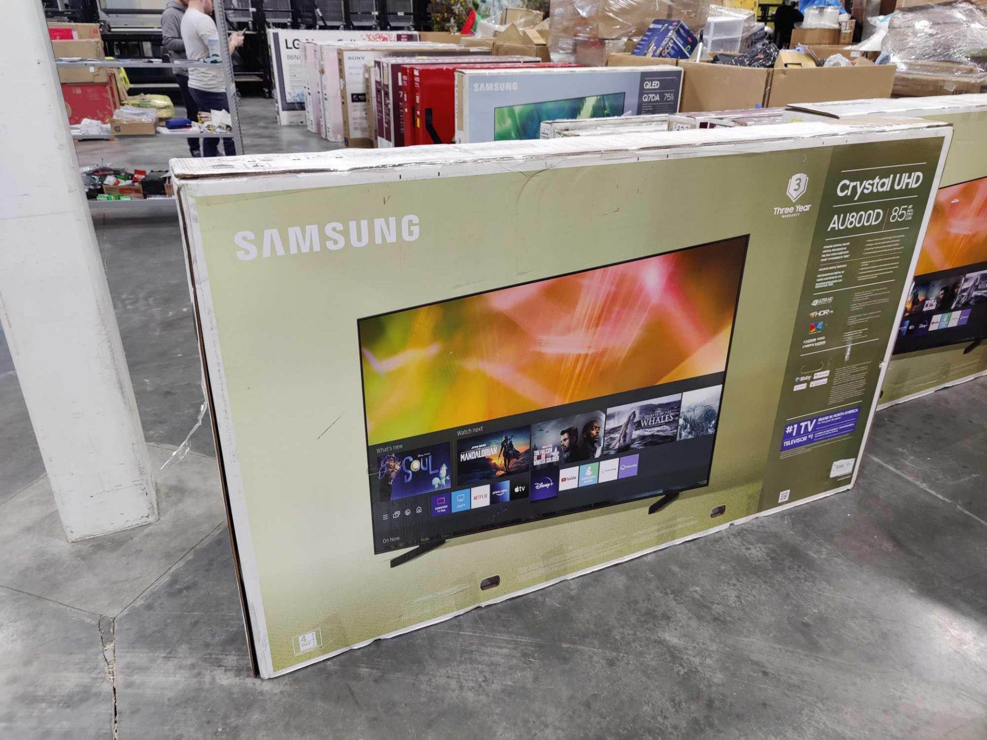 two Samsung 85-in TVs - Image 2 of 5