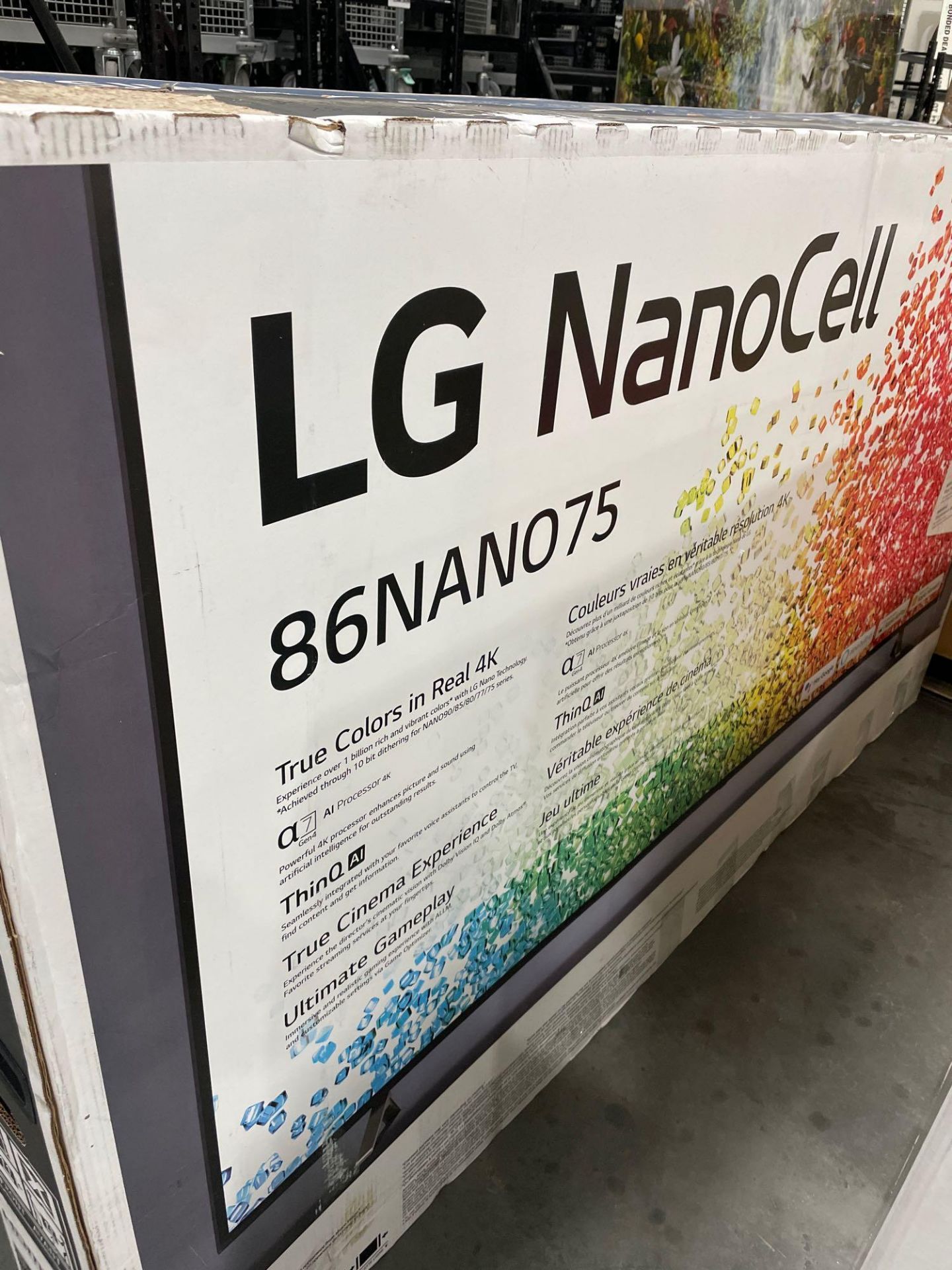 (2) TV's 82" Samsung QLED & 86" LG Nano Cell - Image 2 of 3