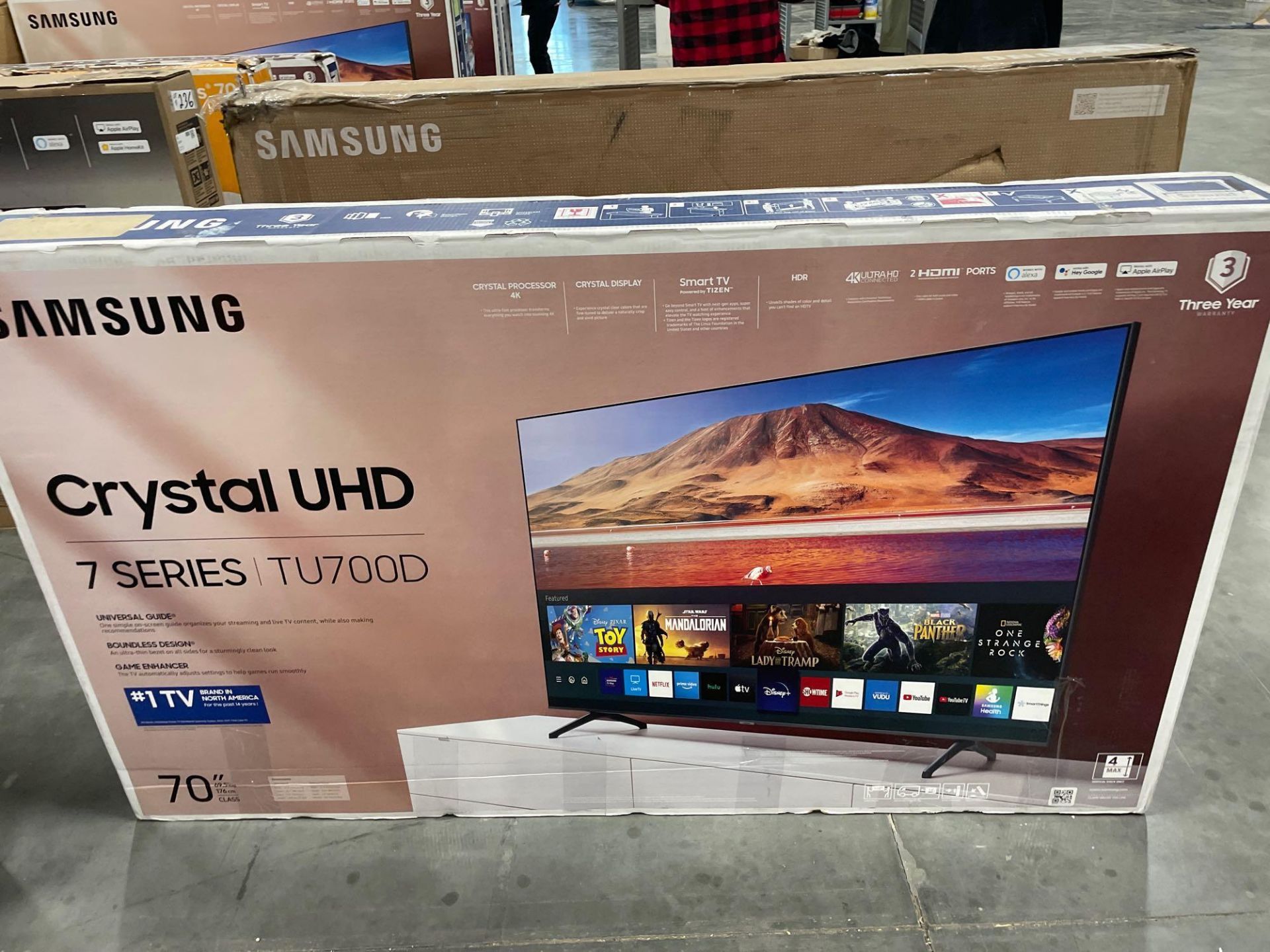 Two Samsung TVs - Image 4 of 5