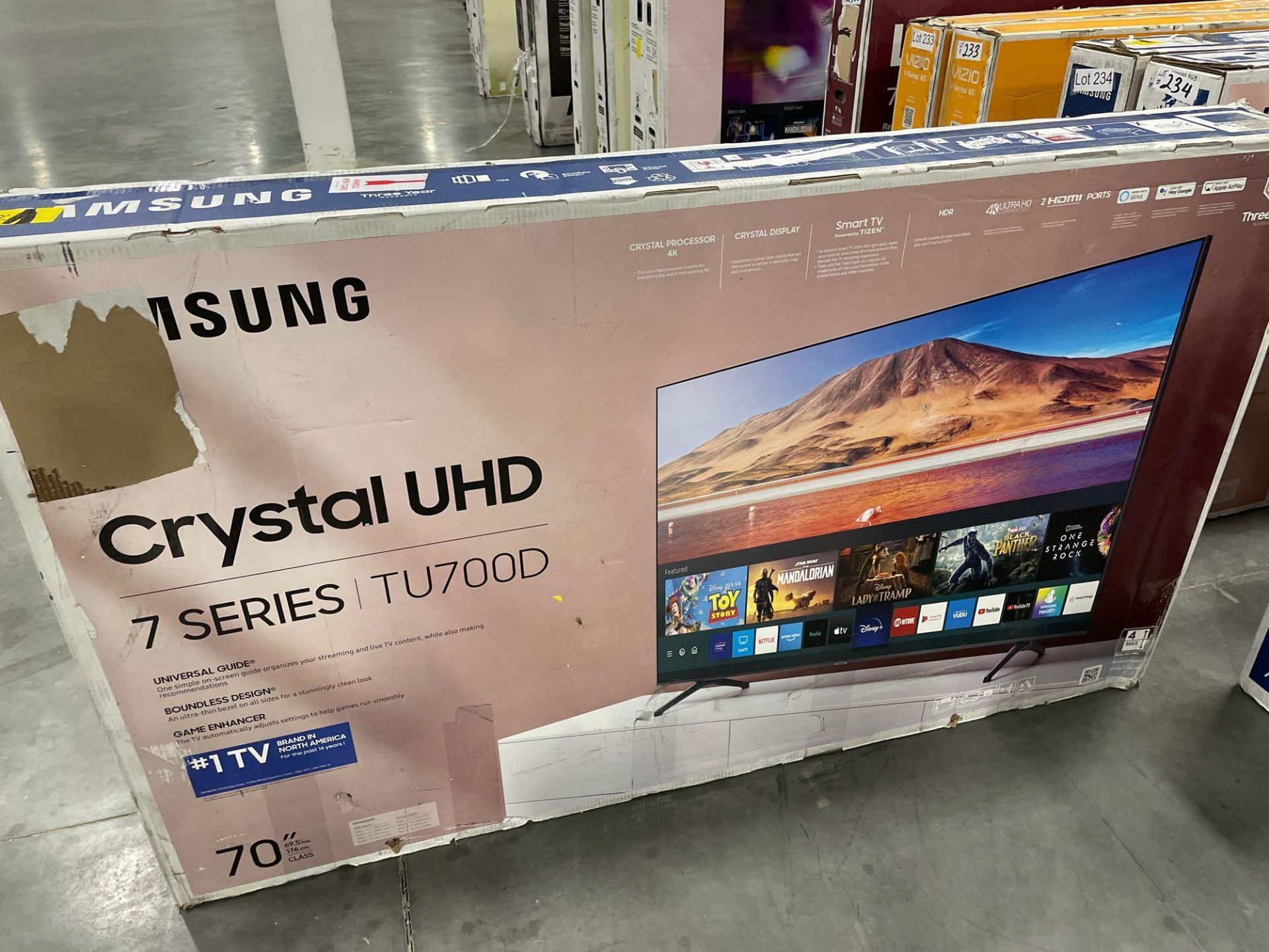 Two Samsung TVs - Image 2 of 5