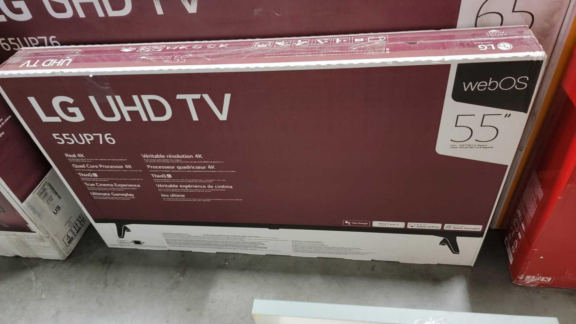 Two LG TVs - Image 2 of 3