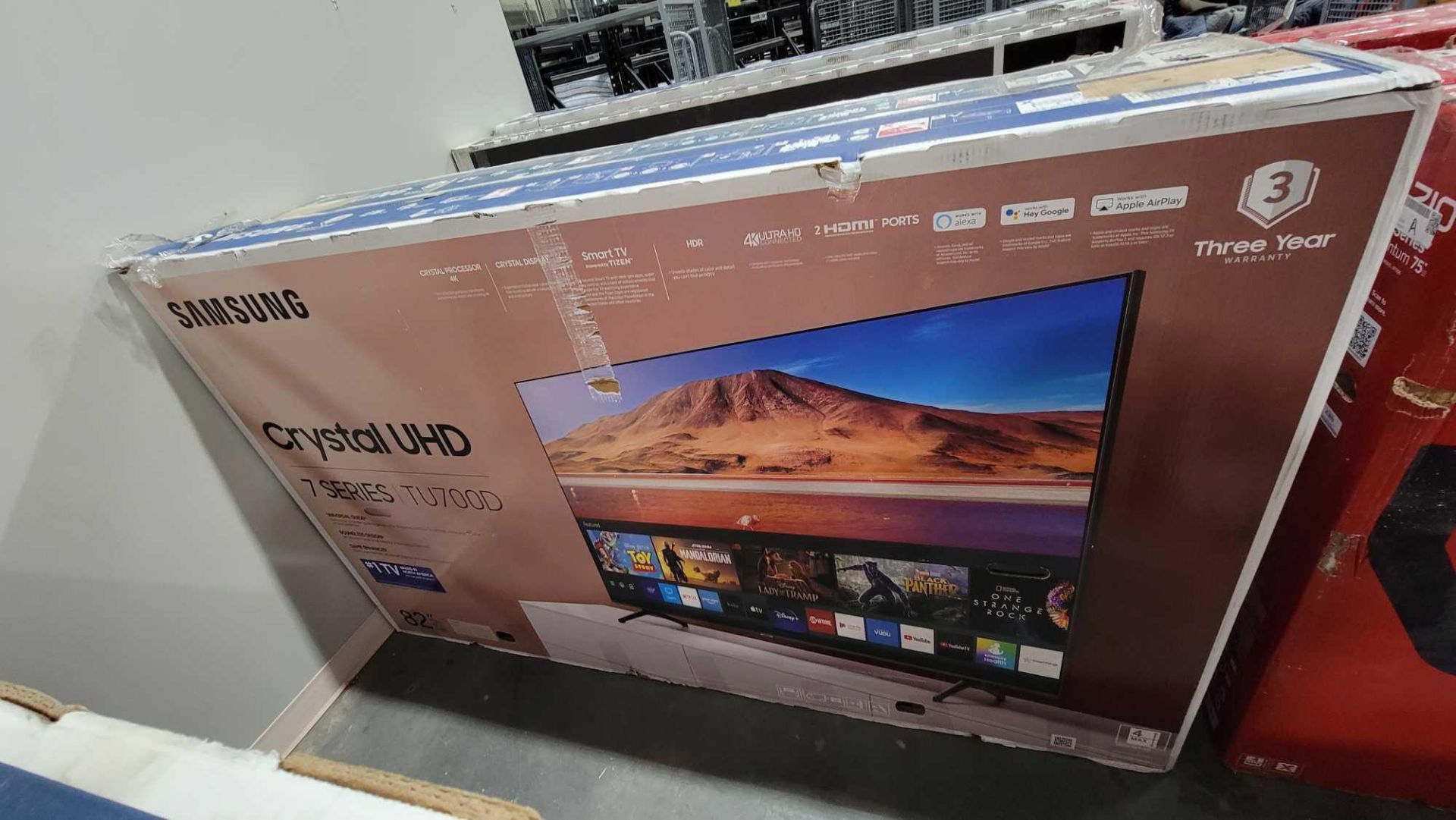 Two Samsung TVs - Image 3 of 3