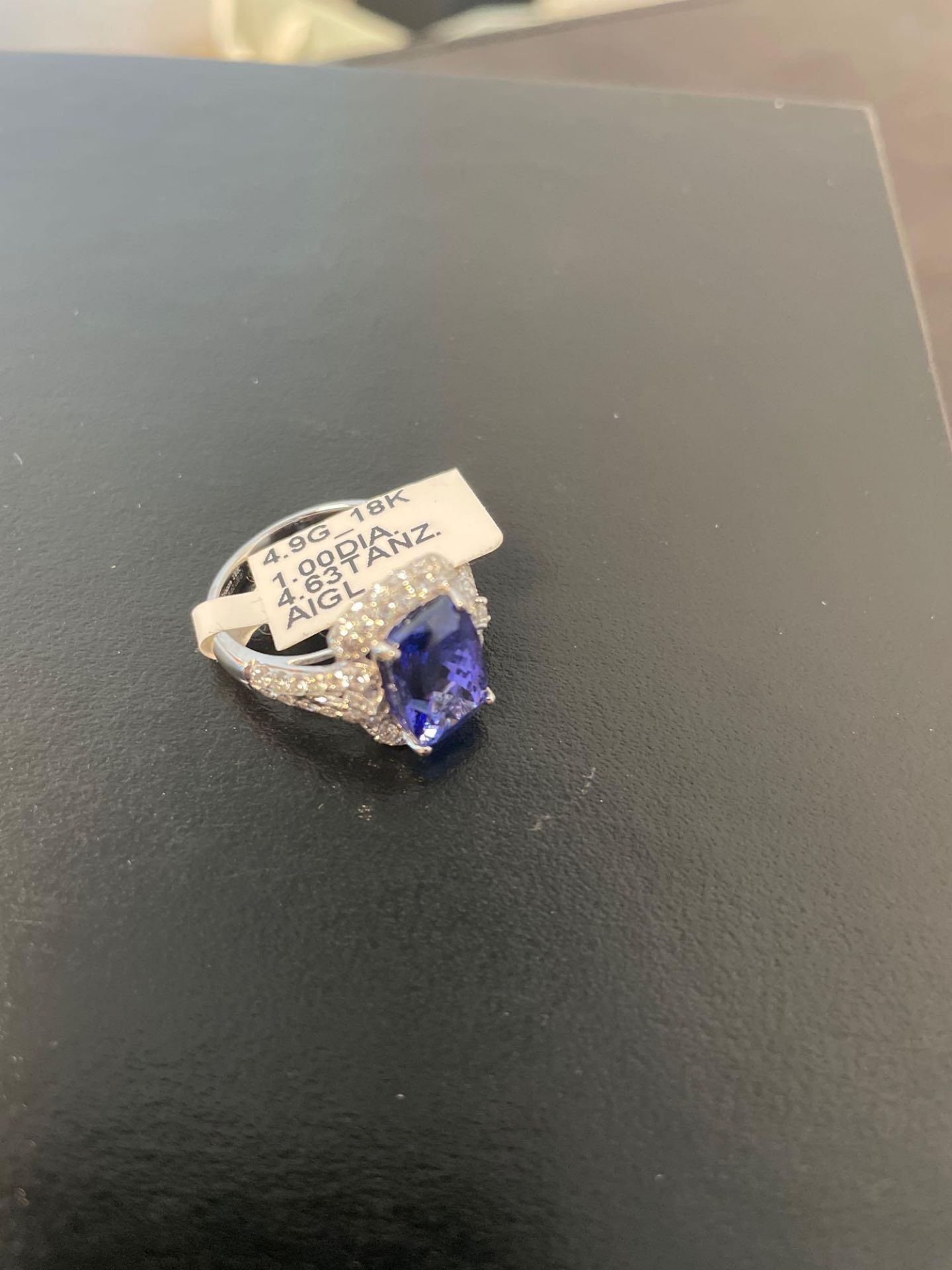 Tanzanite & Diamond Ring 18kt 4.63ct Tanzanite/1.0 Diamond - Image 3 of 6
