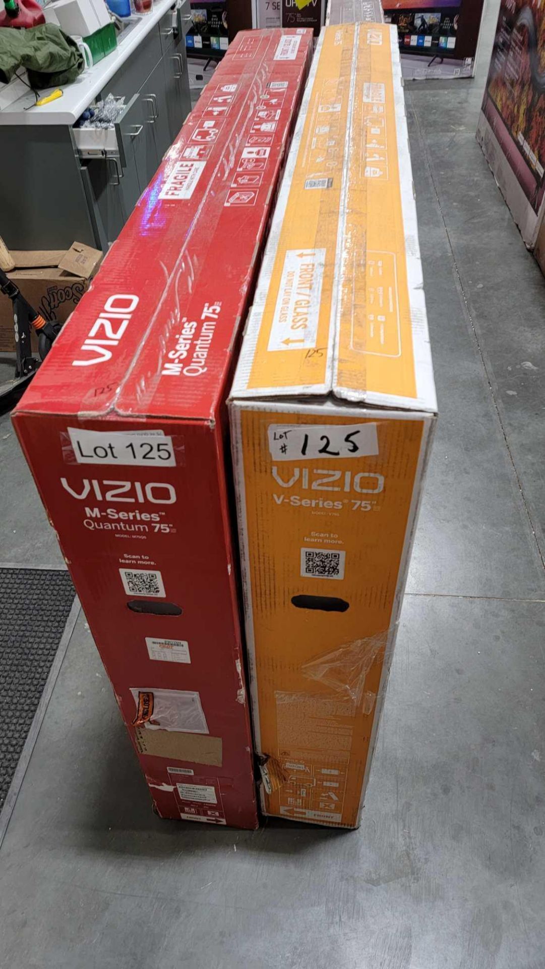 Two Vizio TVs