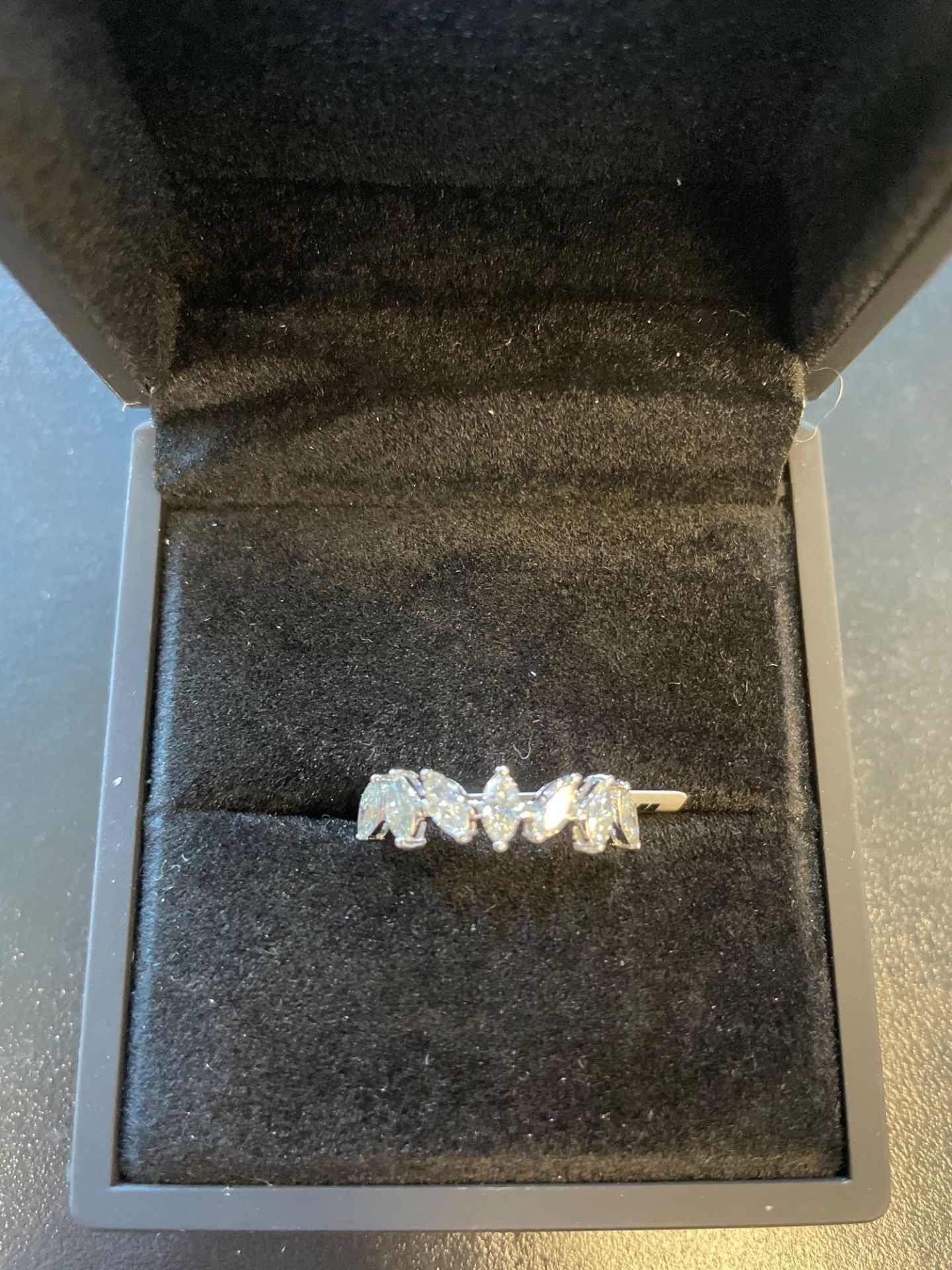 18k White Gold Lady's Custom made diamond Ring