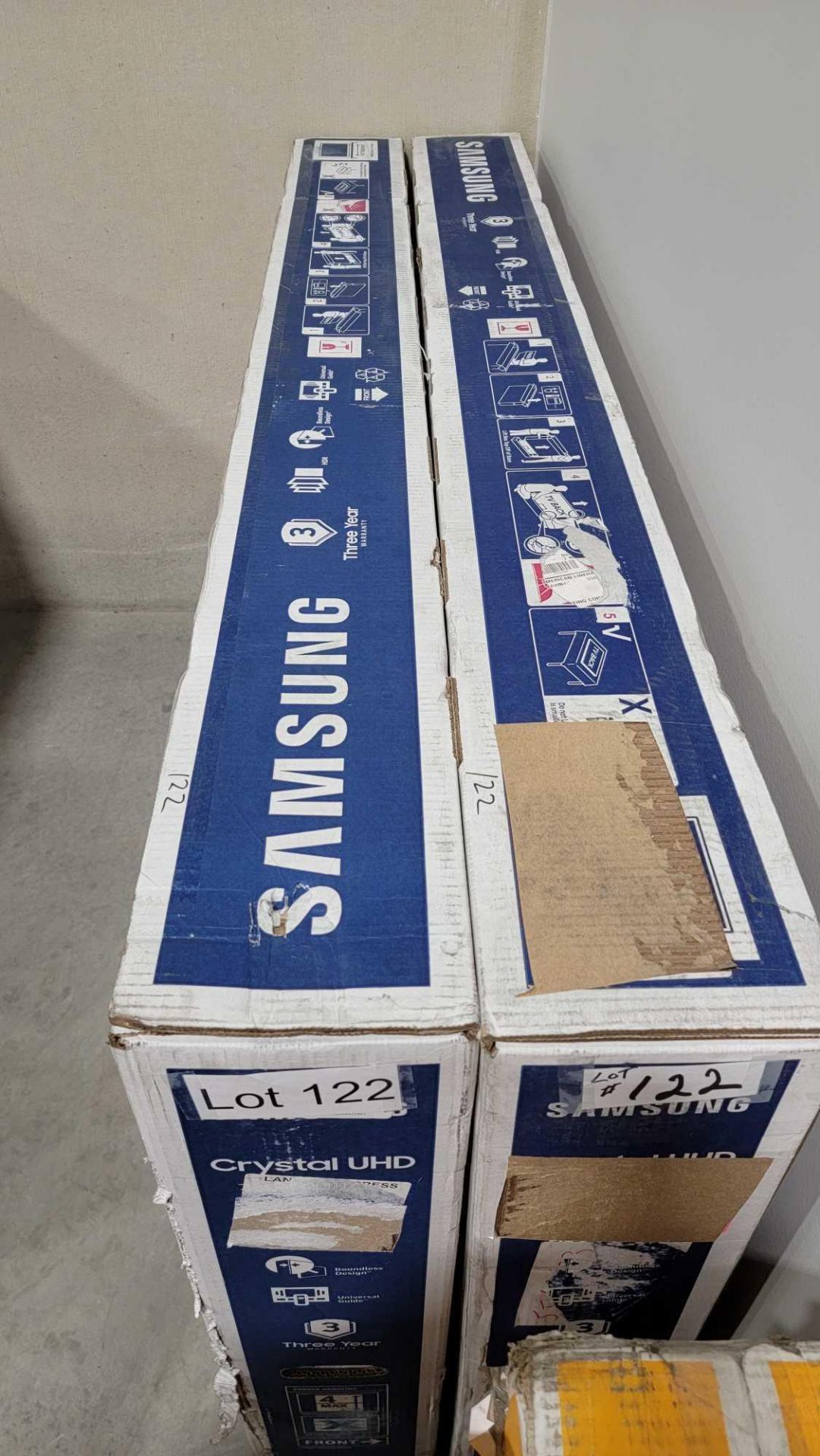 Two Samsung TVs