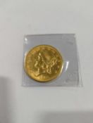 1854 Liberty Head Gold Coin, (33.30 grams of gold)